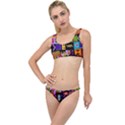 Abstract A Colorful Modern Illustration--- The Little Details Bikini Set View1