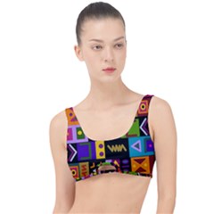 Abstract A Colorful Modern Illustration--- The Little Details Bikini Top by Bedest