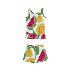 Watermelon -12 Kids  Boyleg Swimsuit by nateshop