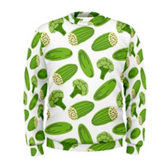 Vegetable Pattern With Composition Broccoli Men s Sweatshirt by pakminggu