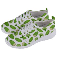 Vegetable Pattern With Composition Broccoli Men s Lightweight Sports Shoes by pakminggu