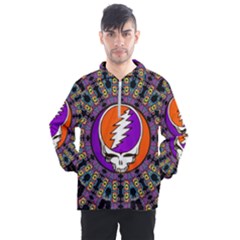 Gratefuldead Grateful Dead Pattern Men s Half Zip Pullover by Cowasu