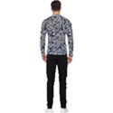 Flame Fire Pattern Digital Art Men s Long Sleeve Rash Guard View2