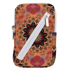 Abstract-kaleidoscope-design Belt Pouch Bag (large) by Bedest