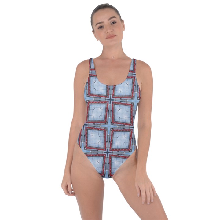 Pattern-cross-geometric-shape Bring Sexy Back Swimsuit