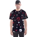 Art Pattern Traces Paw Men s Sport Mesh T-Shirt View1