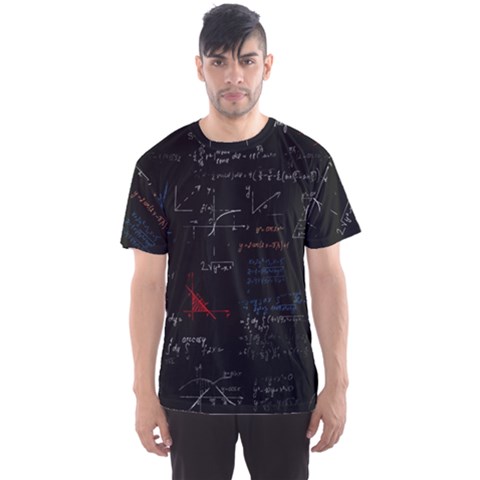 Math Mathematics Pattern Men s Sport Mesh T-shirt by pakminggu