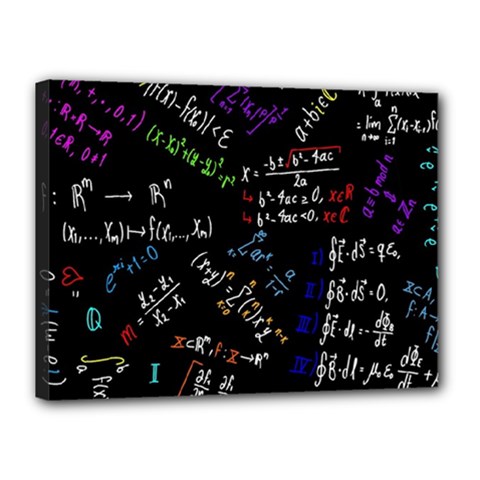 Mathematics  Physics Maths Math Pattern Canvas 16  X 12  (stretched) by pakminggu