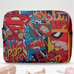 Comic Cartoon Pattern Make Up Pouch (large) by pakminggu