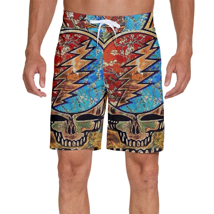 Grateful Dead Rock Band Men s Beach Shorts