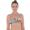 Illustration Cartoon Character Animal Cute Tie Back Bikini Top View1