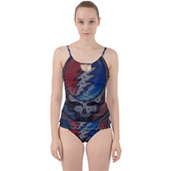 Grateful Dead Logo Cut Out Top Tankini Set by Cowasu