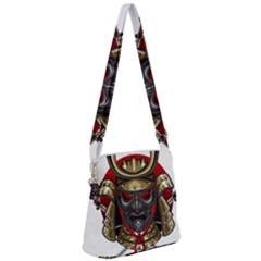 Samurai Katana Warrior Zipper Messenger Bag by Cowasu