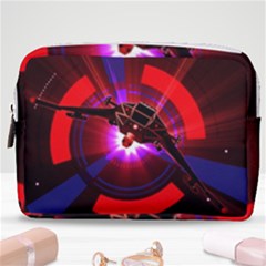 Science-fiction-cover-adventure Make Up Pouch (medium) by Cowasu