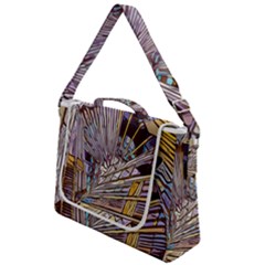 Abstract-drawing-design-modern Box Up Messenger Bag by Cowasu