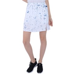 Blue Oxygen-bubbles-in-the-water Tennis Skirt by Sarkoni