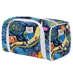 Cartoon Parody  Art Starry Night Van Gogh Toiletries Pouch by Sarkoni