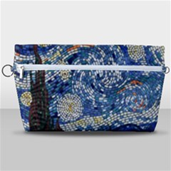 Mosaic Art Vincent Van Gogh s Starry Night Handbag Organizer by Sarkoni