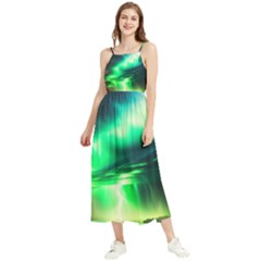 Lake Storm Neon Boho Sleeveless Summer Dress by Bangk1t