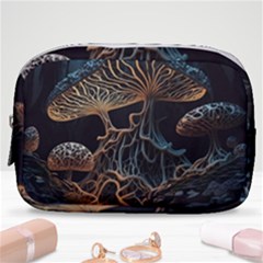 Forest Mushroom Wood Make Up Pouch (small) by Bangk1t