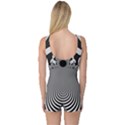 Pattern Illusion Fractal Mandelbrot One Piece Boyleg Swimsuit View2