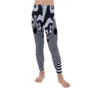 Pattern Illusion Fractal Mandelbrot Kids  Lightweight Velour Leggings View1