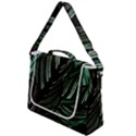 Calathea Leaves Strippe Line Box Up Messenger Bag View1