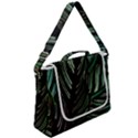 Calathea Leaves Strippe Line Box Up Messenger Bag View2