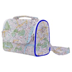 London City Map Satchel Shoulder Bag by Bedest