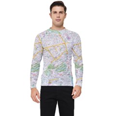 London City Map Men s Long Sleeve Rash Guard by Bedest