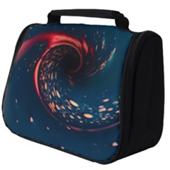 Fluid Swirl Spiral Twist Liquid Abstract Pattern Full Print Travel Pouch (big) by Ravend