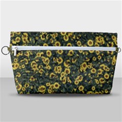 Sunflowers Yellow Flowers Flowers Digital Drawing Handbag Organizer by Ravend