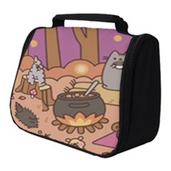 Pusheen Cute Fall The Cat Full Print Travel Pouch (small) by Ndabl3x