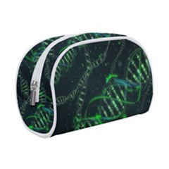 Green And Black Abstract Digital Art Make Up Case (small) by Bedest