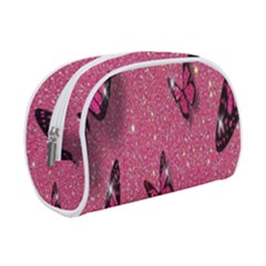 Butterfly, Girl, Pink, Wallpaper Make Up Case (small) by nateshop