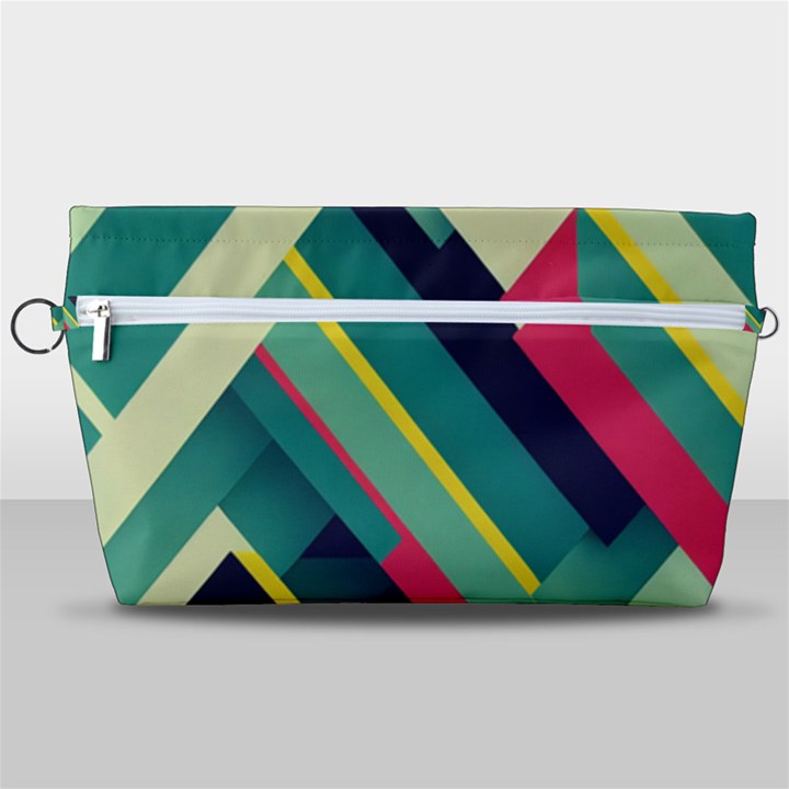 Abstract Geometric Design Pattern Handbag Organizer