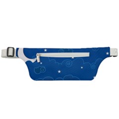 Sky Night Moon Clouds Crescent Active Waist Bag by Proyonanggan