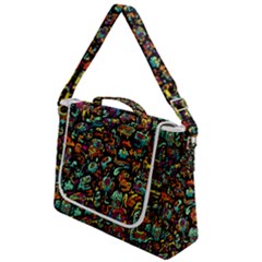 Multicolored Doodle Abstract Colorful Multi Colored Box Up Messenger Bag by Grandong