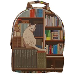 Library Aesthetic Mini Full Print Backpack by Sarkoni