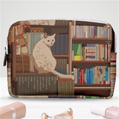 Library Aesthetic Make Up Pouch (medium) by Sarkoni