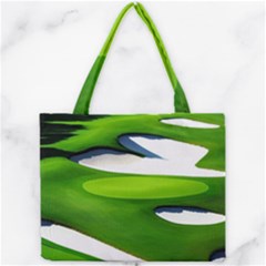 Golf Course Par Green Mini Tote Bag by Sarkoni