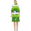 Golf Course Par Green Classy Knee Length Dress View4