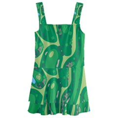 Golf Course Par Golf Course Green Kids  Layered Skirt Swimsuit by Sarkoni