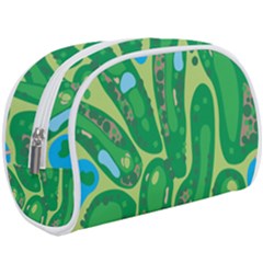 Golf Course Par Golf Course Green Make Up Case (large) by Sarkoni