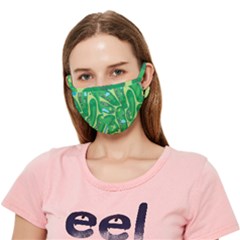 Golf Course Par Golf Course Green Crease Cloth Face Mask (adult) by Sarkoni