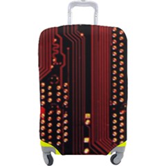 Technology Computer Circuit Luggage Cover (large) by Sarkoni