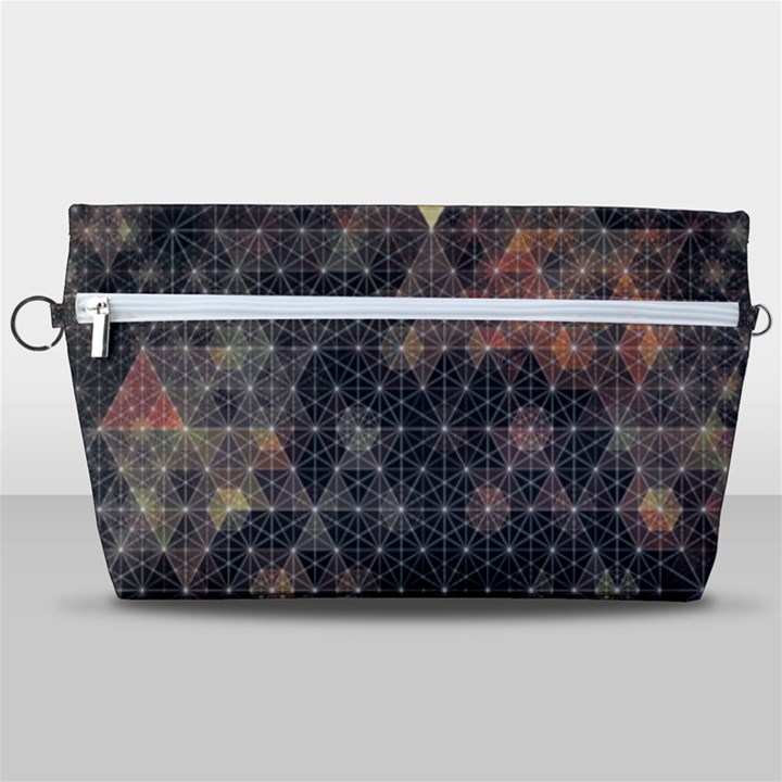 Abstract Psychedelic Geometry Andy Gilmore Sacred Handbag Organizer