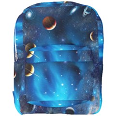 3d Universe Space Star Planet Full Print Backpack by Grandong