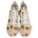 Leaves Foliage Acorns Barrel Men s Lightweight High Top Sneakers View1