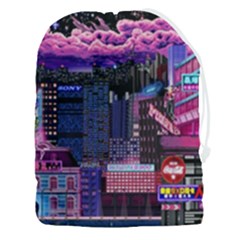 Retro City Pixel Drawstring Pouch (3xl) by Sarkoni